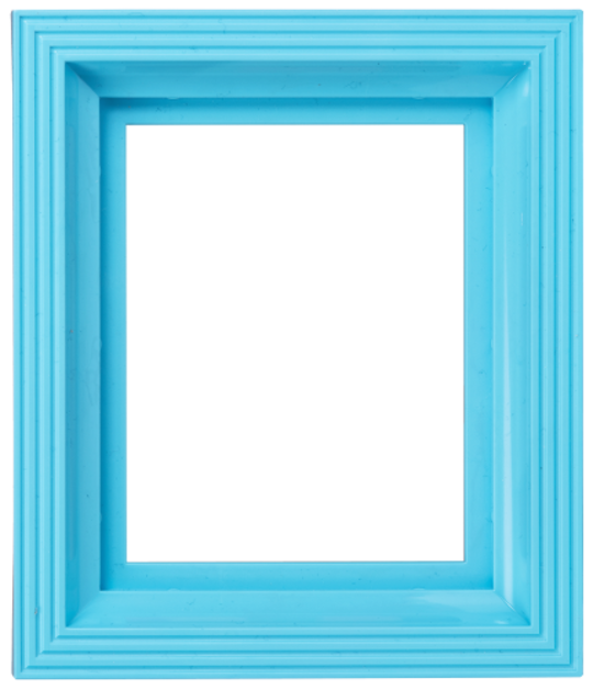 Plastic Frame For Single Baseplate Light Blue